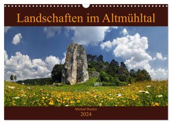 Landschaften im Altmühltal (Wandkalender 2024 DIN A3 quer), CALVENDO Monatskalender