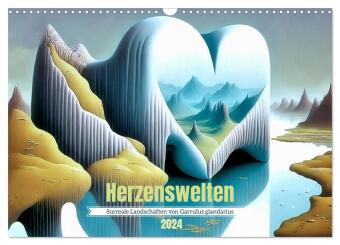Herzenswelten (Wandkalender 2024 DIN A3 quer), CALVENDO Monatskalender
