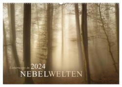 Unterwegs in Nebelwelten (Wandkalender 2024 DIN A2 quer), CALVENDO Monatskalender