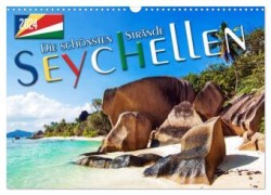 Seychellen - Die schönsten Strände (Wandkalender 2024 DIN A3 quer), CALVENDO Monatskalender