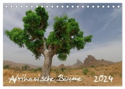 Afrikanische Bäume (Tischkalender 2024 DIN A5 quer), CALVENDO Monatskalender