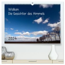 Wolken - Die Gesichter des Himmels (hochwertiger Premium Wandkalender 2024 DIN A2 quer), Kunstdruck in Hochglanz