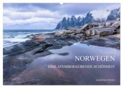 NORWEGEN - EINE ATEMBERAUBENDE SCHÖNHEIT (Wandkalender 2025 DIN A2 quer), CALVENDO Monatskalender