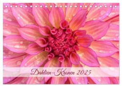 Dahlien-Kronen (Tischkalender 2025 DIN A5 quer), CALVENDO Monatskalender