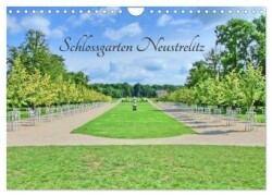 Schlossgarten Neustrelitz (Wandkalender 2025 DIN A4 quer), CALVENDO Monatskalender