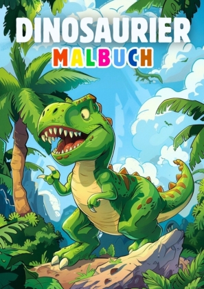 Dinosaurier Malbuch für Kinder   Kinderbuch