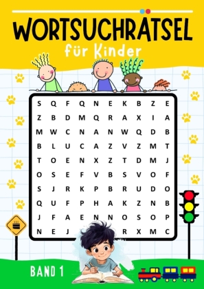 Wortsuchrätsel für Kinder - BAND 1