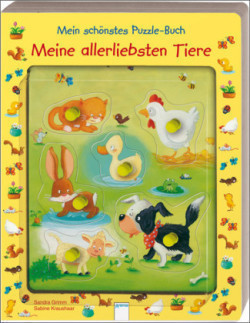 Mein schönstes Puzzle-Buch - Meine allerliebsten Tiere