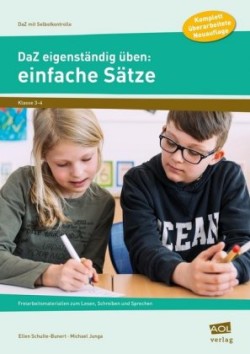 DaZ eigenständig üben: einfache Sätze - Grundschule