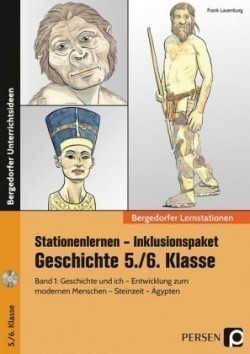 Stationenlernen Geschichte 5/6 Band 1 - inklusiv, m. 1 CD-ROM. Bd.1