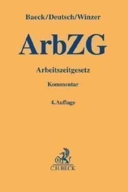 Arbeitszeitgesetz (ArbZG), Kommentar