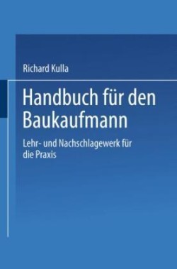 Handbuch für den Baukaufmann