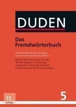 Duden Band 5 - Das Fremdwörterbuch (11. Auflage)