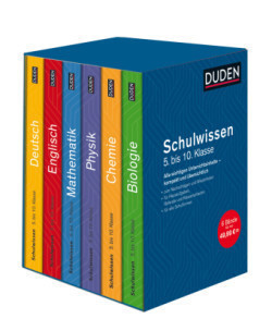 Duden Schulwissen 5. bis 10. Klasse, 5 Bde.