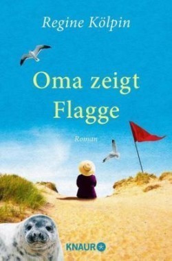 Oma zeigt Flagge