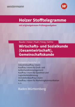 Holzer Stofftelegramme Baden-Württemberg - Wirtschafts- und Sozialkunde (Gesamtwirtschaft)