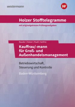 Holzer Stofftelegramme Kauffrau/-mann für Groß- und Außenhandelsmanagement