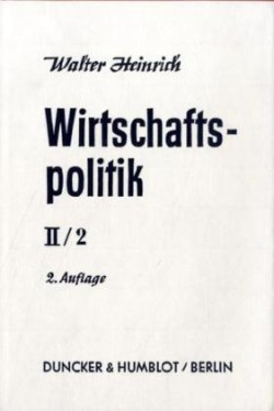 Wirtschaftspolitik.