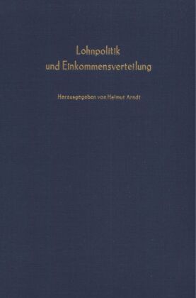 Lohnpolitik und Einkommensverteilung.