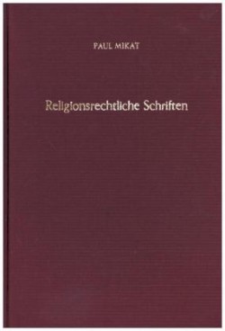Religionsrechtliche Schriften.