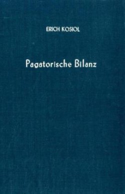 Pagatorische Bilanz.