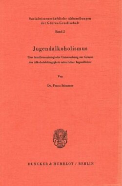Jugendalkoholismus.