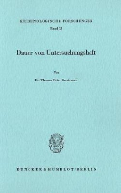 Dauer von Untersuchungshaft.