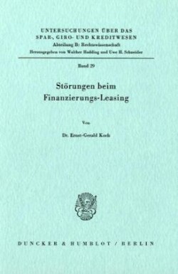 Störungen beim Finanzierungs-Leasing.