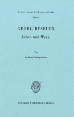 Georg Beseler.