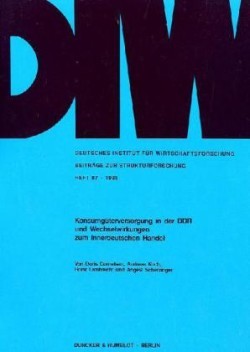 Konsumgüterversorgung in der DDR und Wechselwirkungen zum innerdeutschen Handel.