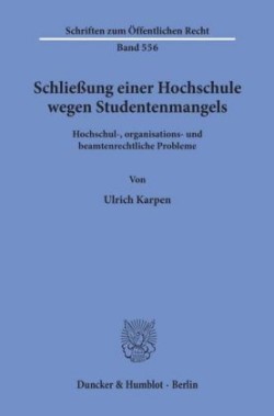 Schließung einer Hochschule wegen Studentenmangels.