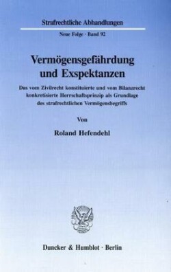 Vermögensgefährdung und Exspektanzen.