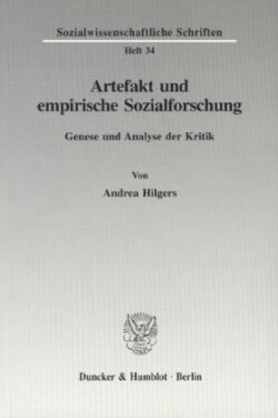 Artefakt und empirische Sozialforschung.