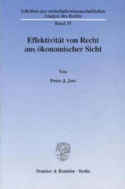 Effektivität von Recht aus ökonomischer Sicht.