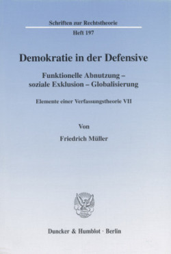 Demokratie in der Defensive.