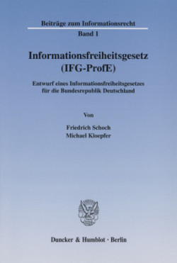 Informationsfreiheitsgesetz (IFG-ProfE)