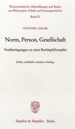 Norm, Person, Gesellschaft.