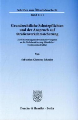 Grundrechtliche Schutzpflichten und der Anspruch auf Straßenverkehrssicherung