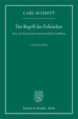 Der Begriff des Politischen