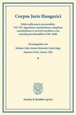 Corpus Juris Hungarici.