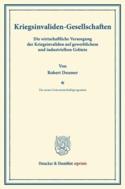 Kriegsinvaliden-Gesellschaften.