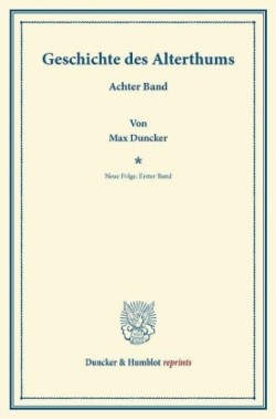 Geschichte des Alterthums.