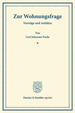 Zur Wohnungsfrage.