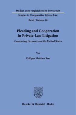 Pleading and Cooperation in Private-Law Litigation