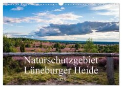 Naturschutzgebiet Lüneburger Heide (Wandkalender 2025 DIN A3 quer), CALVENDO Monatskalender