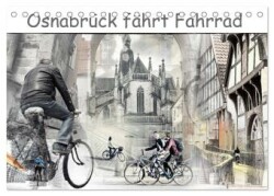 Osnabrück fährt Fahrrad (Tischkalender 2025 DIN A5 quer), CALVENDO Monatskalender