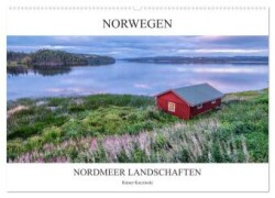 NORWEGEN - NORDMEER LANDSCHAFTEN (Wandkalender 2025 DIN A2 quer), CALVENDO Monatskalender