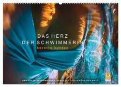 Das Herz der Schwimmerin (Wandkalender 2025 DIN A2 quer), CALVENDO Monatskalender