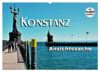 Konstanz - Ansichtssache (Wandkalender 2025 DIN A2 quer), CALVENDO Monatskalender