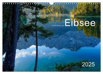 Unterwegs am Eibsee (Wandkalender 2025 DIN A3 quer), CALVENDO Monatskalender